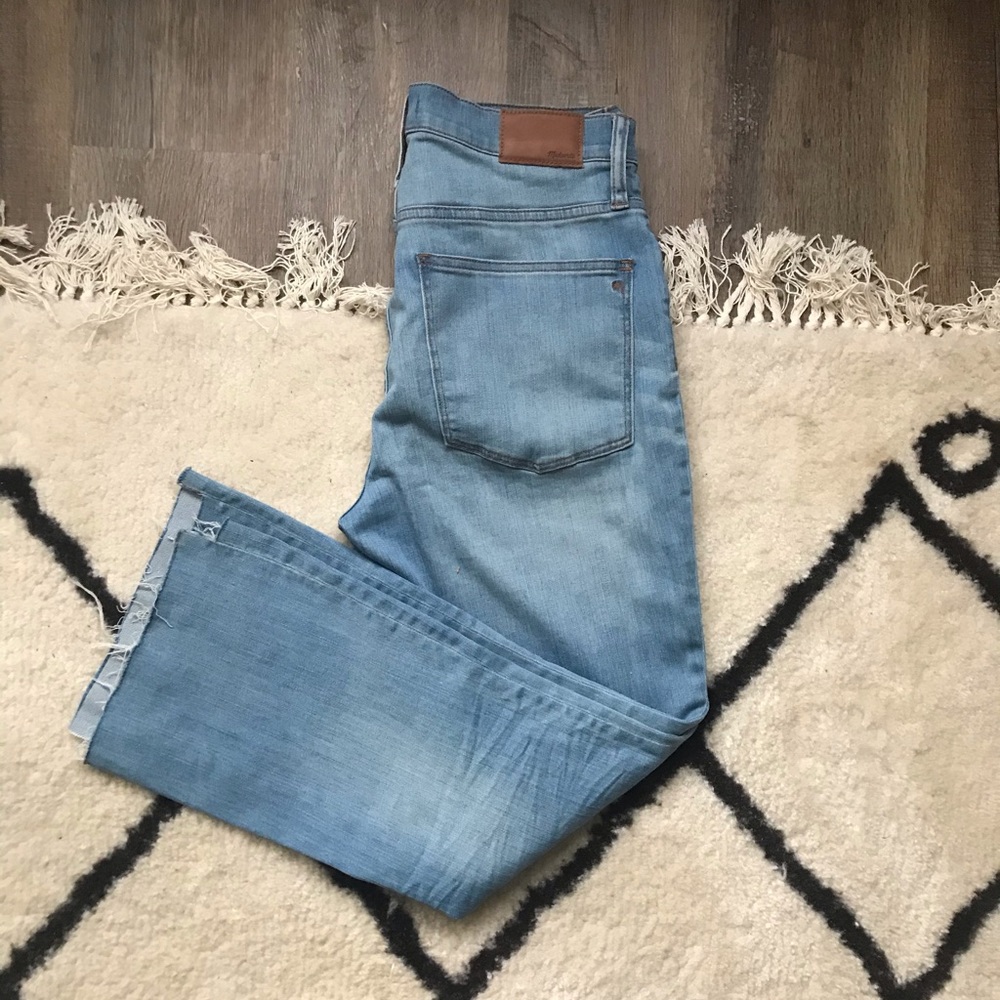 Madewell cropped jean